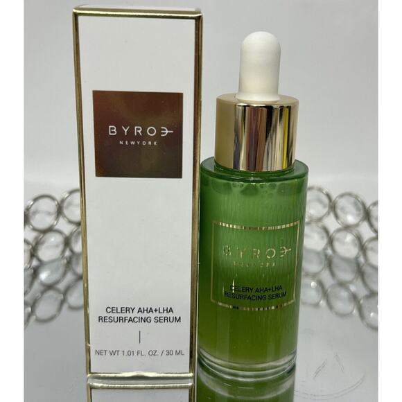 BYROE New York Celery AHA + LHA Resurfacing Serum 1.01 FL. OZ. Authentic NIB C3 - Picture 1 of 3